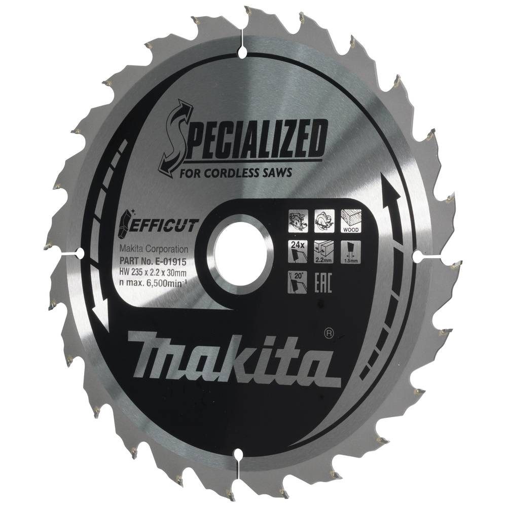 Makita Kreissägeblatt EFFICUT Sägeb.235x30x24Z E-01915