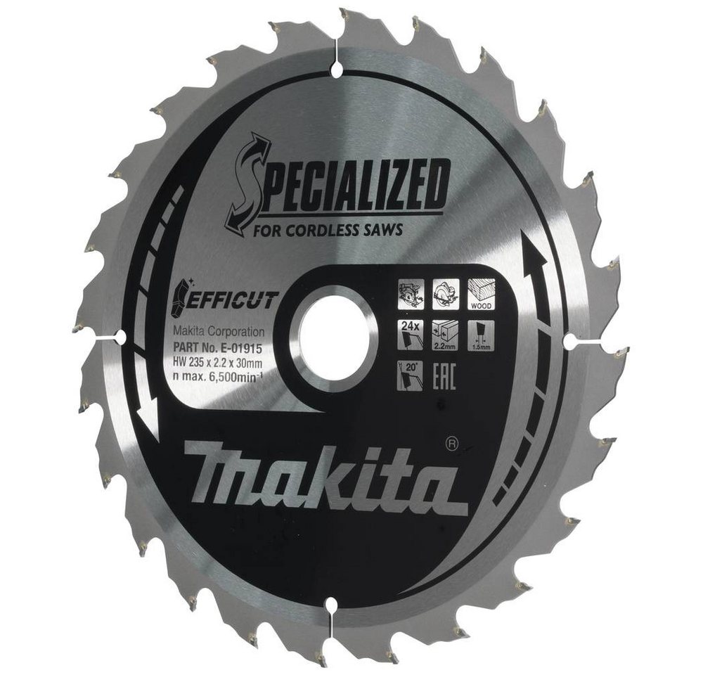 Thumbnail - Makita Kreissägeblatt EFFICUT Sägeb.235x30x24Z