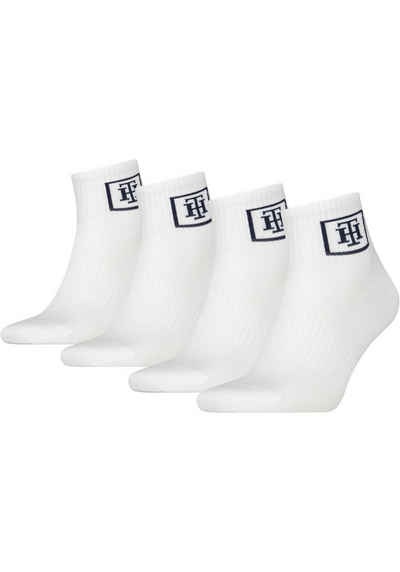 Tommy Hilfiger Kurzsocken Quarter-Socks mit Mesh-Front für Atmungsaktivität