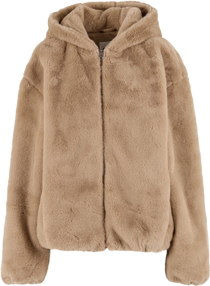 Wintermantel Urban Classics Full Zip Faux Fur Hoodie
