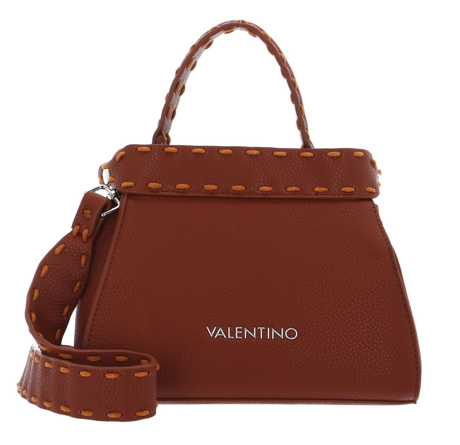 Sac à Main Valentino Malibu RE Satchel – Petit Modèle, Couleur Bianco / Nero (blanc/noir)