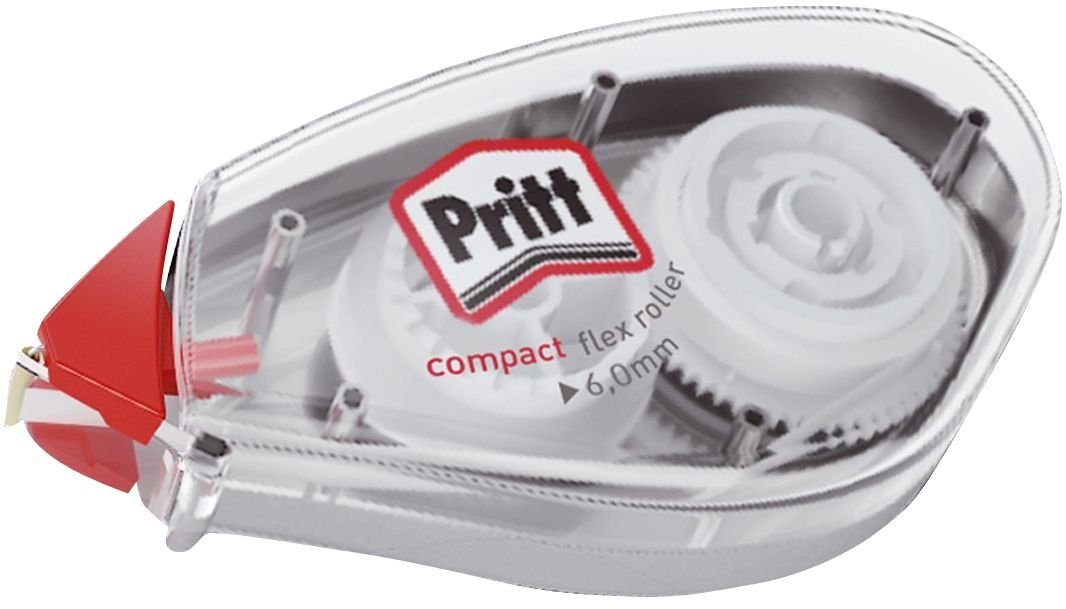 Compact Roller L: Pritt 10m 995B, Korrektur PRITT B: flex 6,0mm, Tintenpatrone