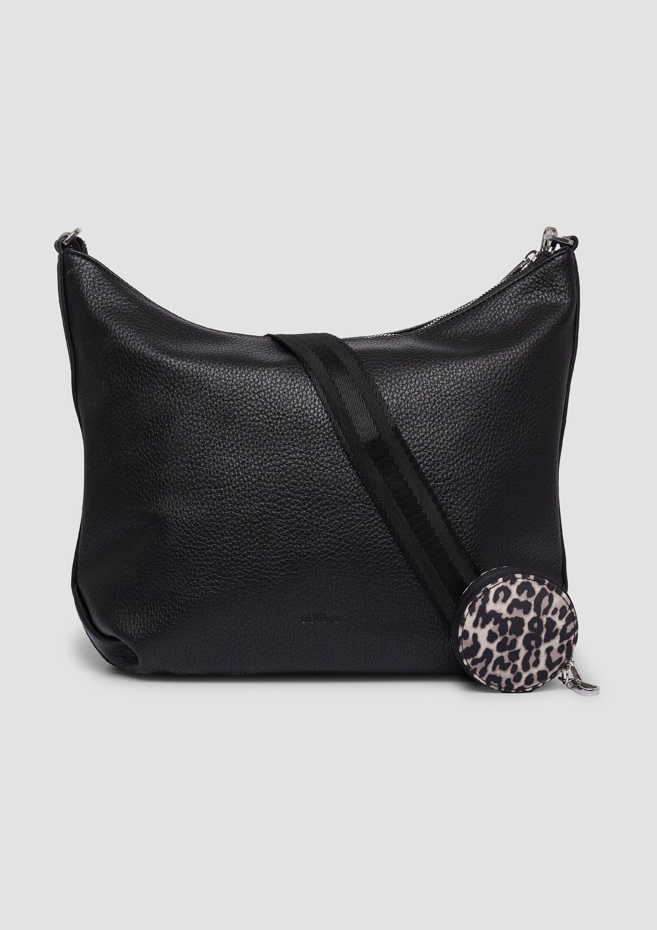 s.Oliver Umhängetasche Tasche, Shoulder-Bag in Lederoptik mit Leo-Futter günstig online kaufen