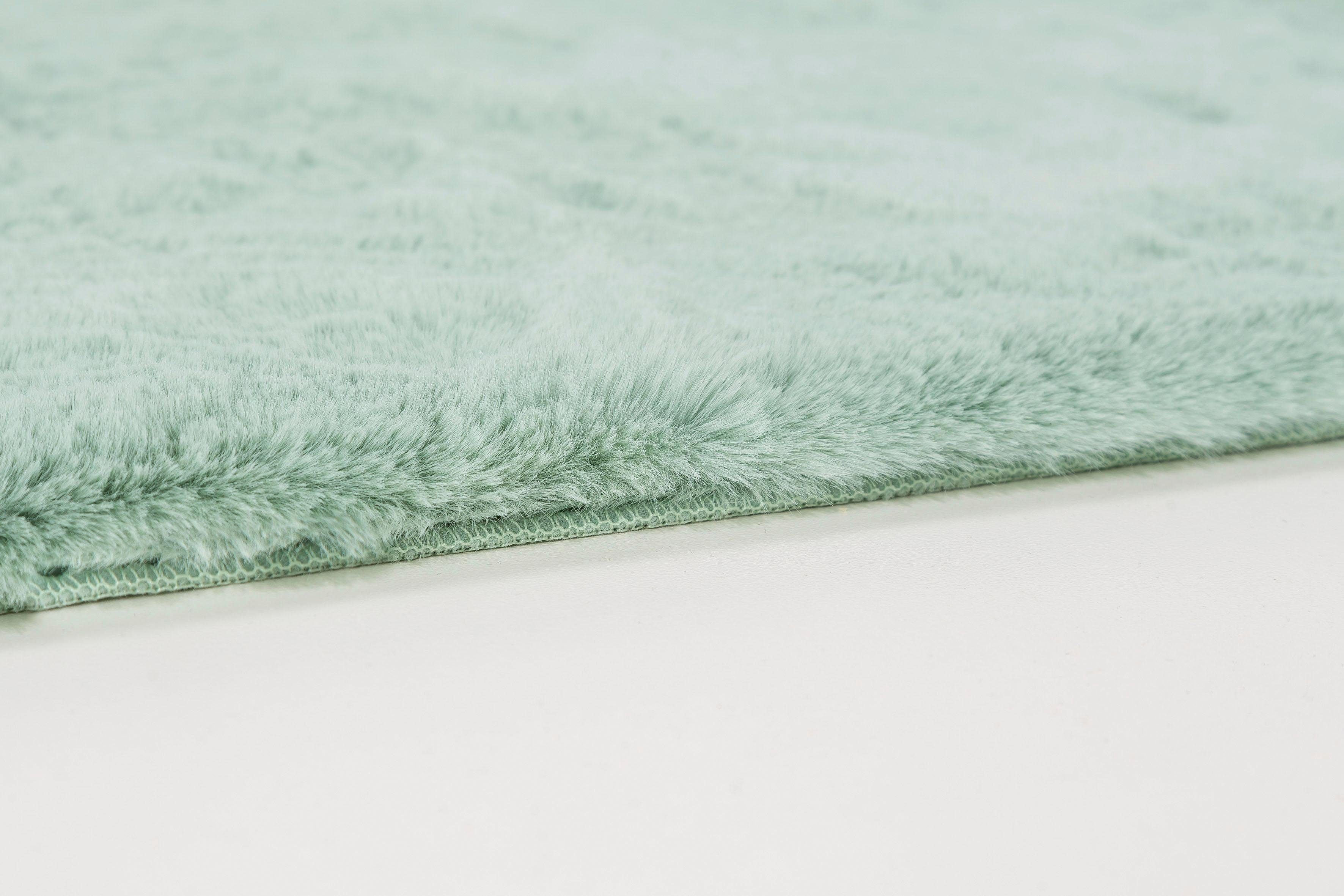 SCHÖNER WOHNEN-Kollektion Badematte Bali, Höhe 29 mm, rutschhemmend beschichtet, fußbodenheizungsgeeignet, Polyester, rechteckig, Fell Haptik, kuschelig, Badezimmerteppich, waschbar