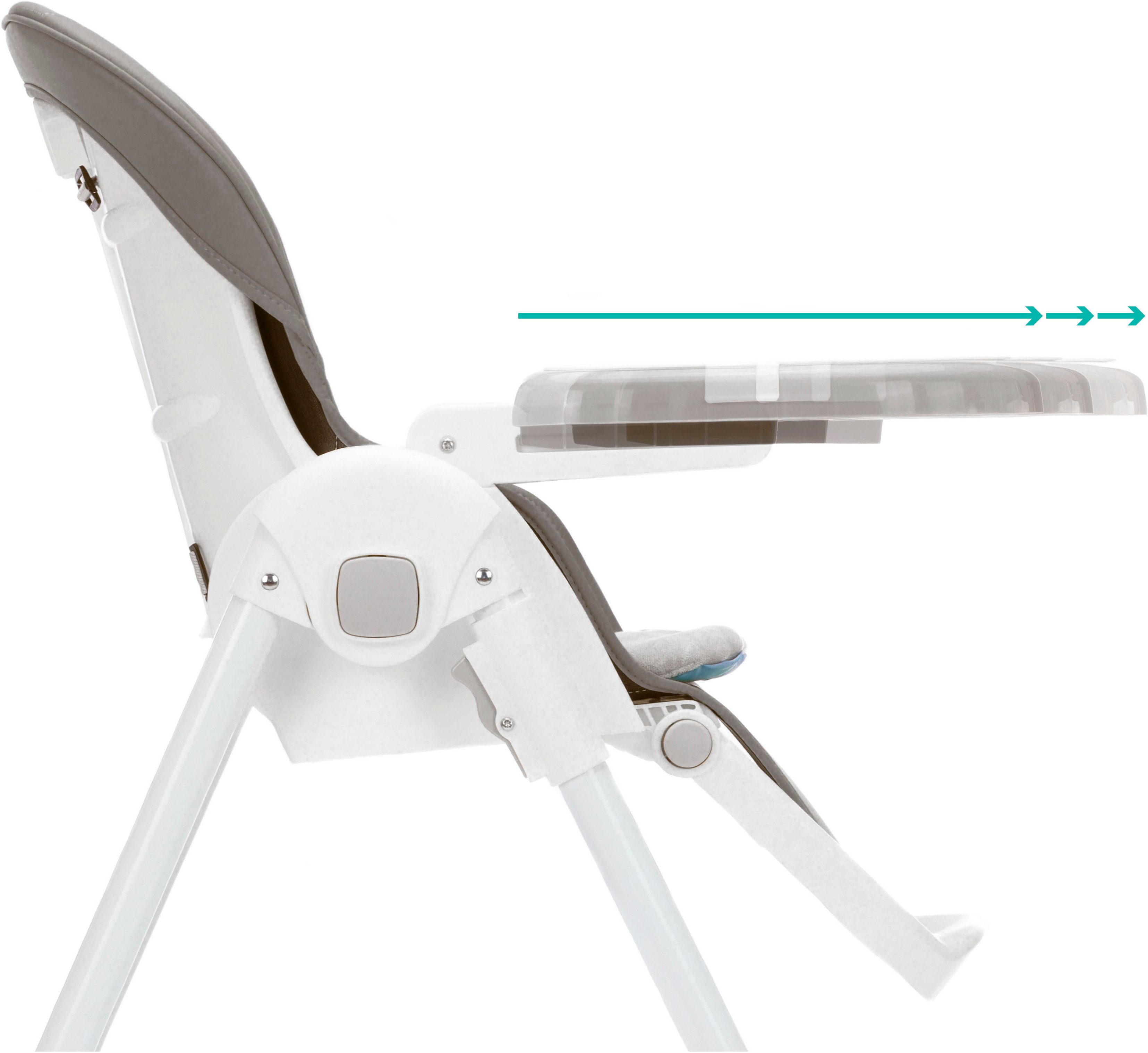 Fillikid Hochstuhl Oskar, grau