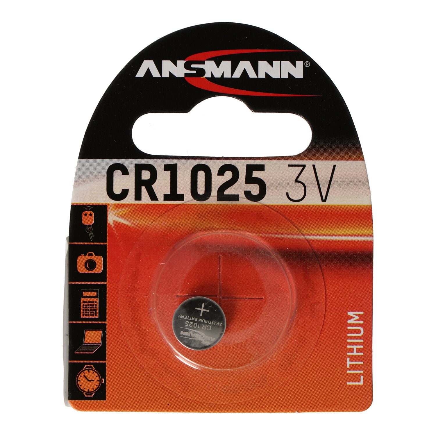 ANSMANN® CR1025 Lithium Batterie Batterie, (3,0 V)
