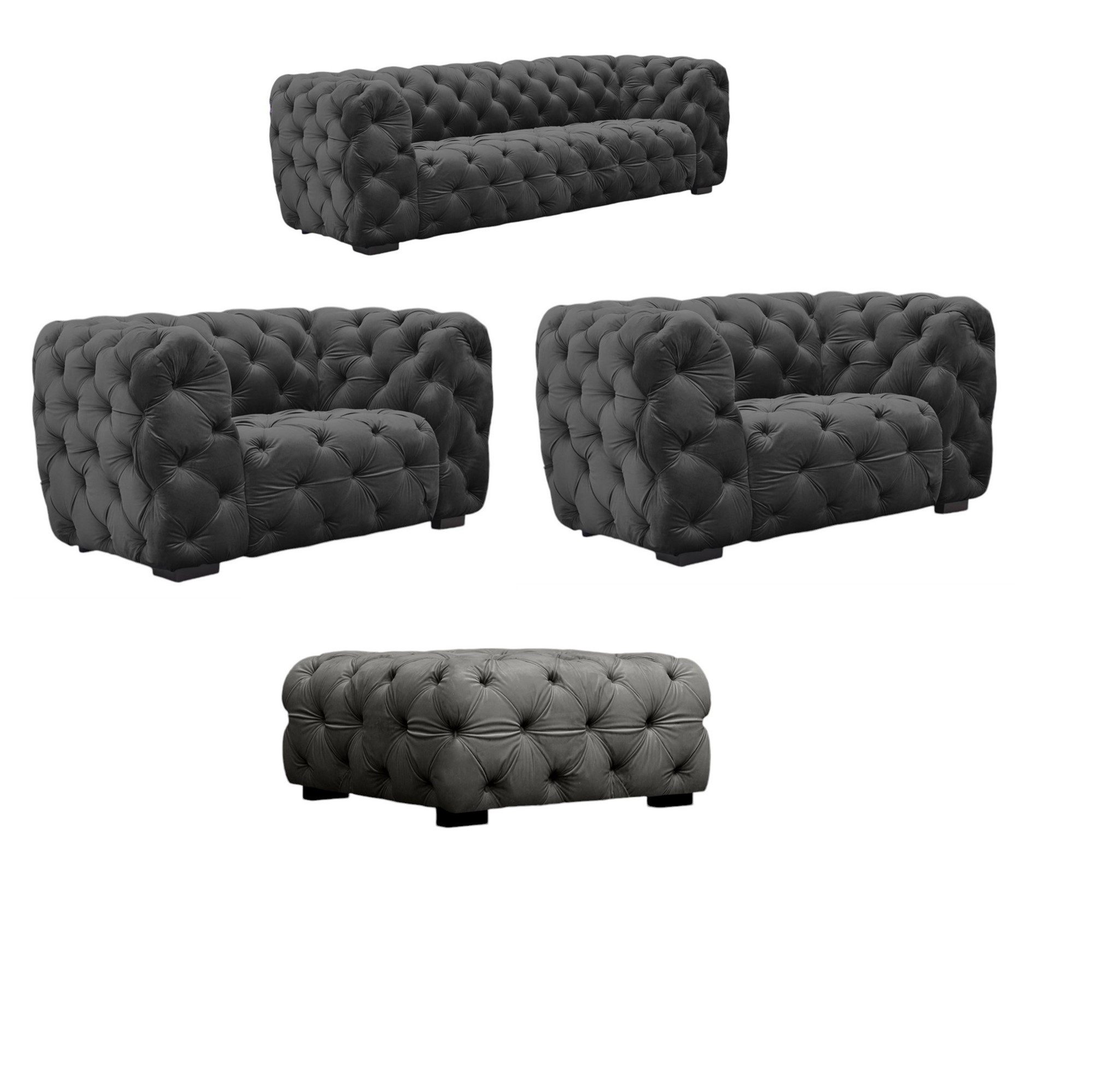 Fun Möbel Polstergarnitur Sofaset NATALIE 3-1-1 günstig online kaufen