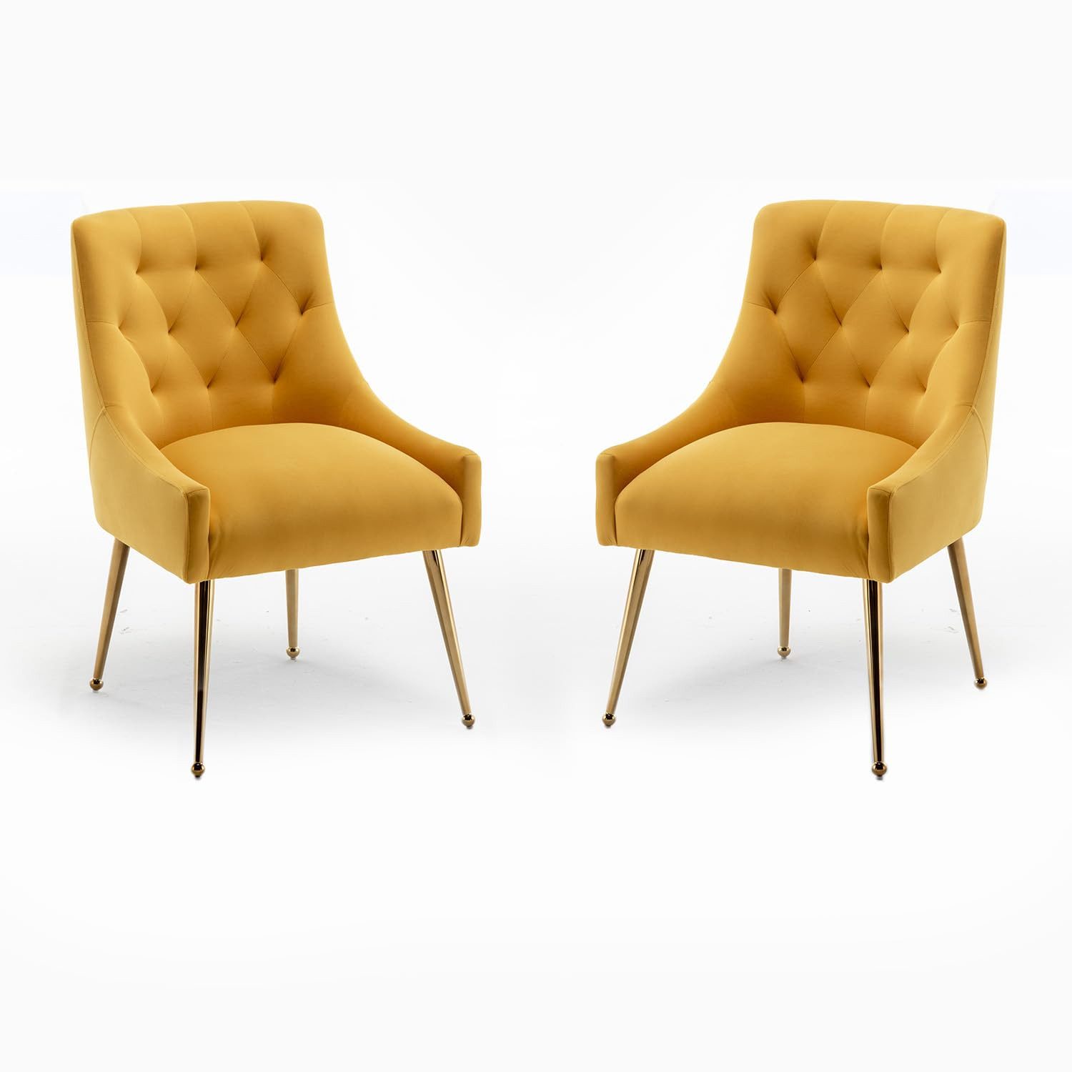 SEYNAR Esszimmerstuhl Polsterstuhl Kosmetikstuhl Wohnzimmersessel mit golde günstig online kaufen