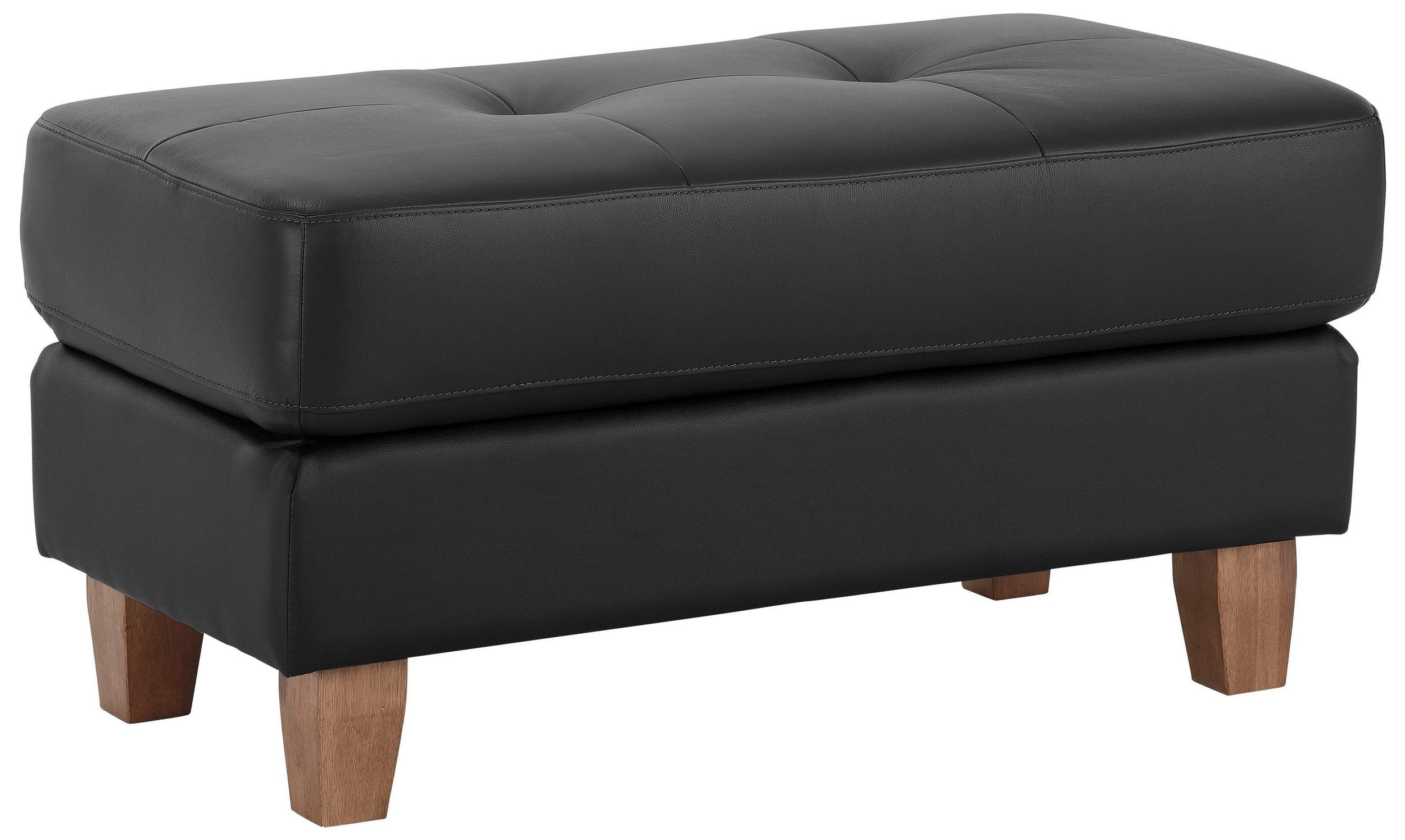 HOME AFFAIRE Hocker LUZERN - Kunstleder & Grau