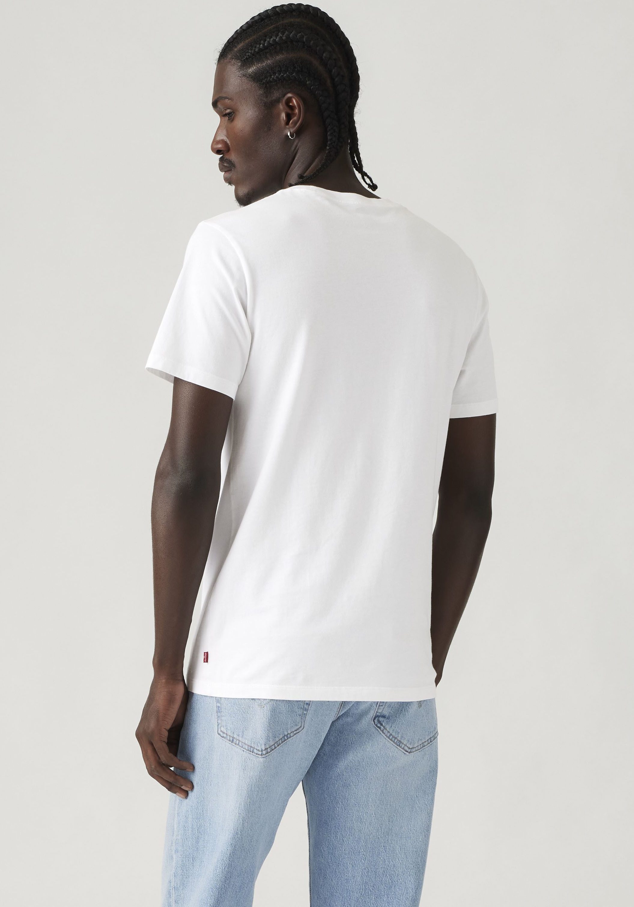 Levi's® T-Shirt Batwing Logo Tee mit Logo-Front-Print – Bild 3 von 5