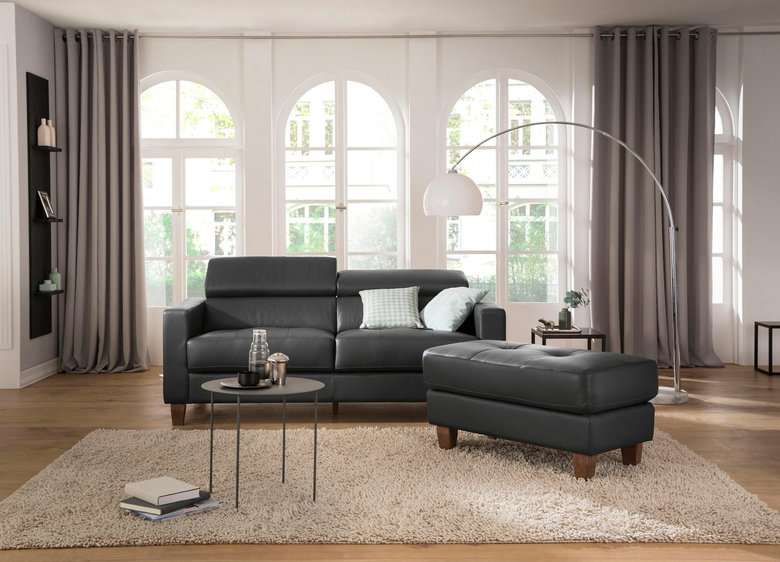 HOME AFFAIRE Hocker LUZERN - Einrichtungsbeispiel