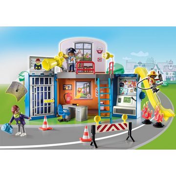 Playmobil® Konstruktionsspielsteine DUCK ON CALL Mobile Einsatzzentrale