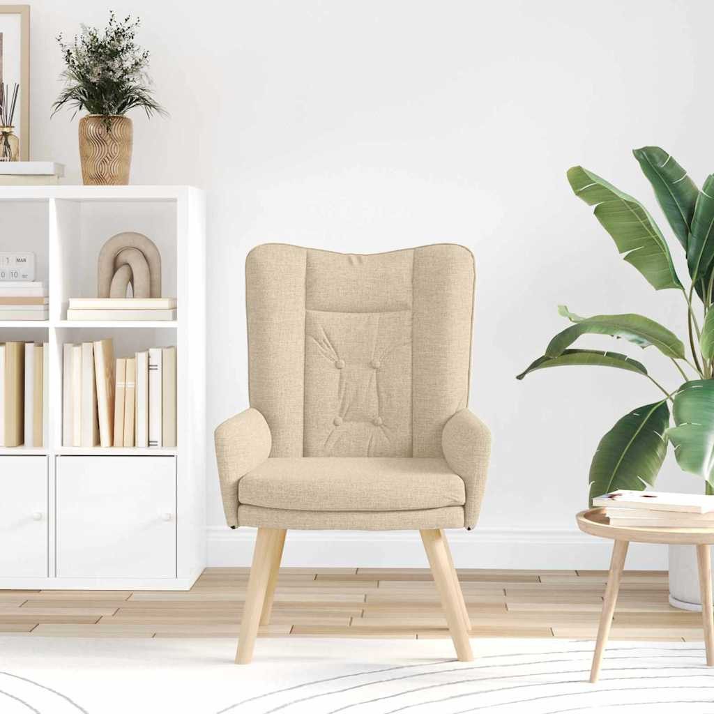 vidaXL Sessel Entspannungsstuhl Creme 63 x günstig online kaufen
