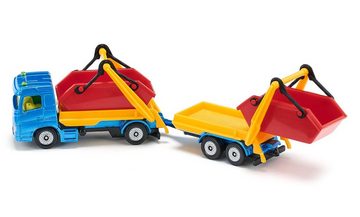 Siku Spielzeug-Auto 1695 LKW mit Absetzmulde und Anhänger