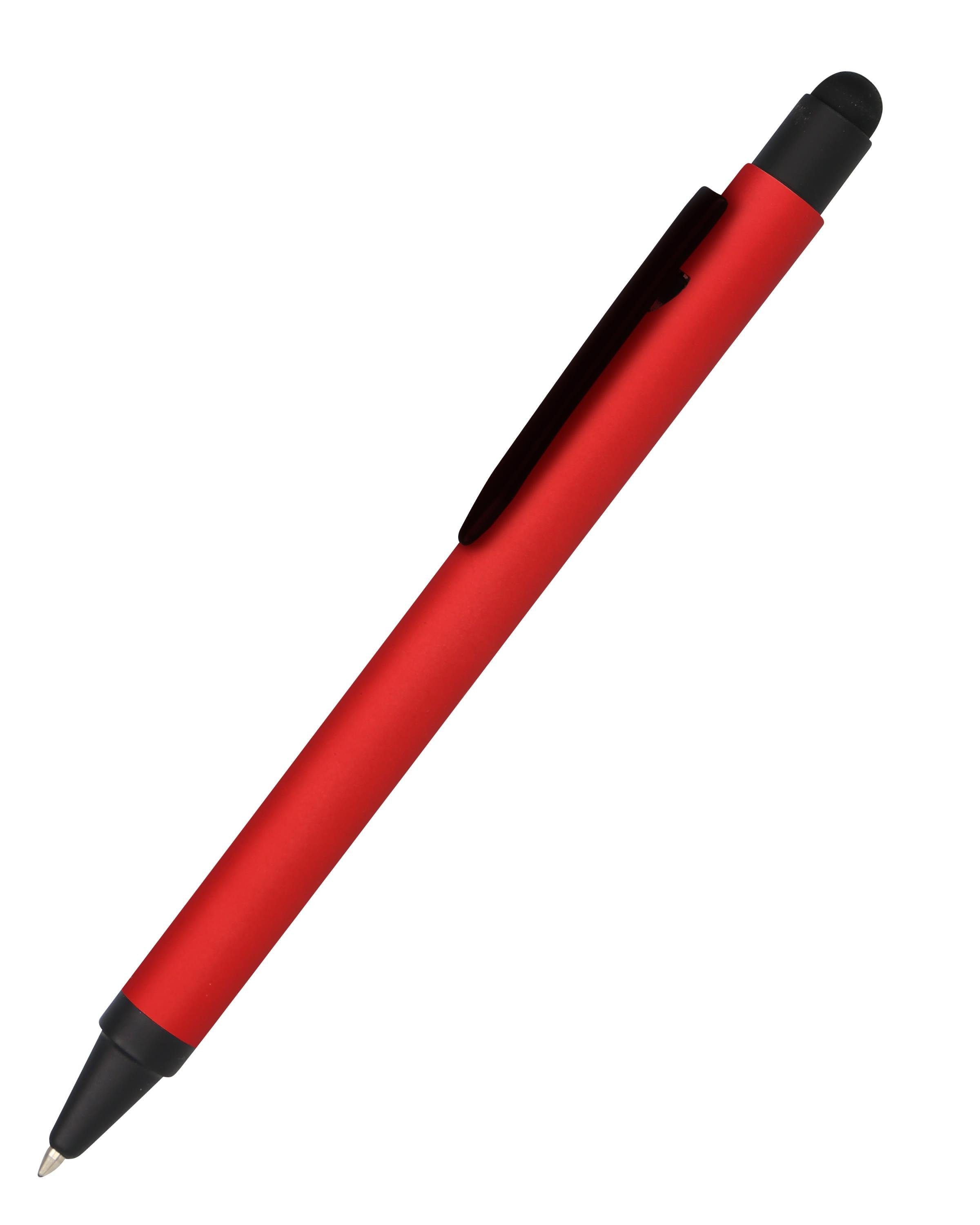 Online Pen Kugelschreiber Alu Stylus Druckkugelschreiber, Stylus-Tip für Multimedia-Geräte Red