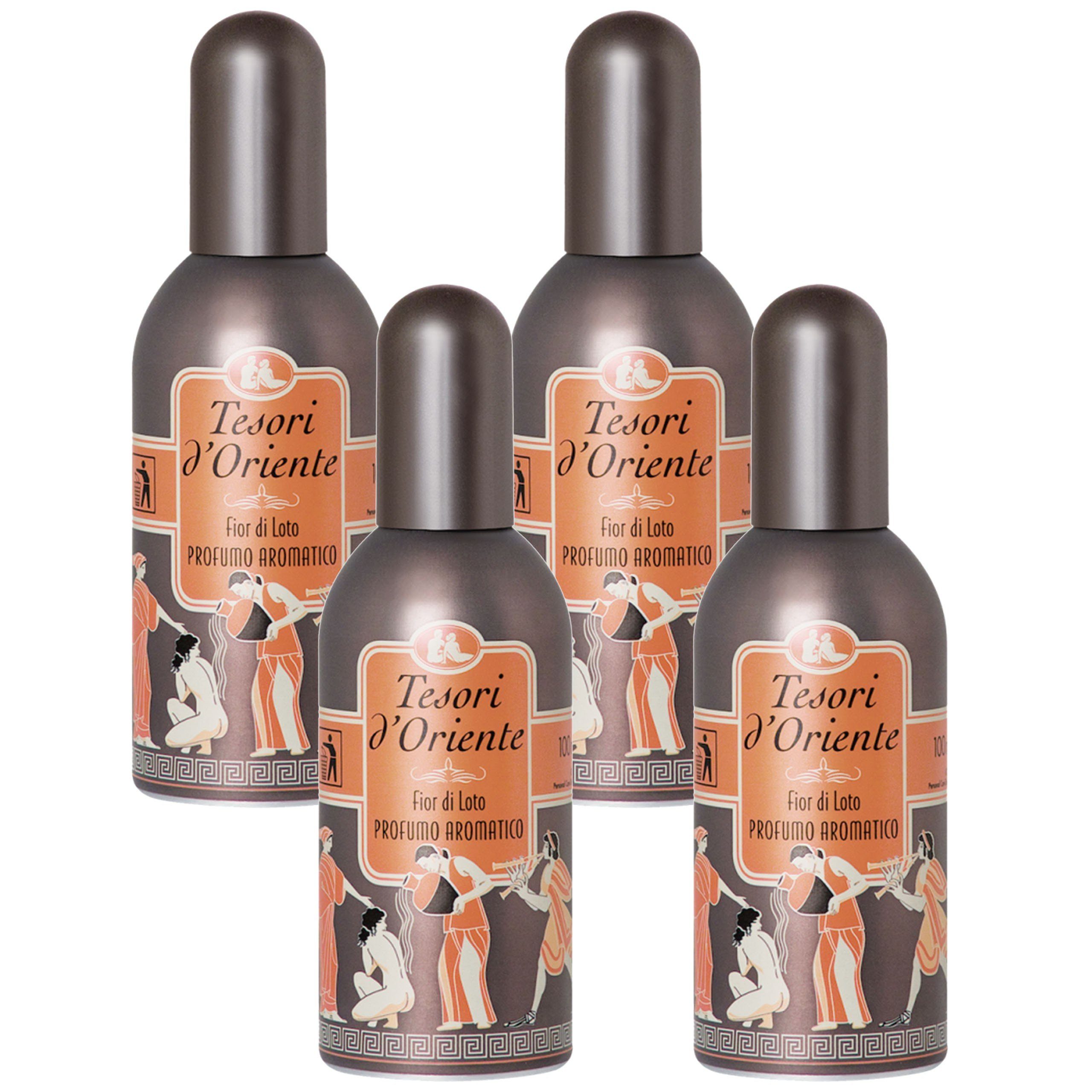 Tesori d´Oriente Eau de Toilette Tesori d'Oriente Fior di Loto Eau de Toilette 100 ml, 4-tlg.