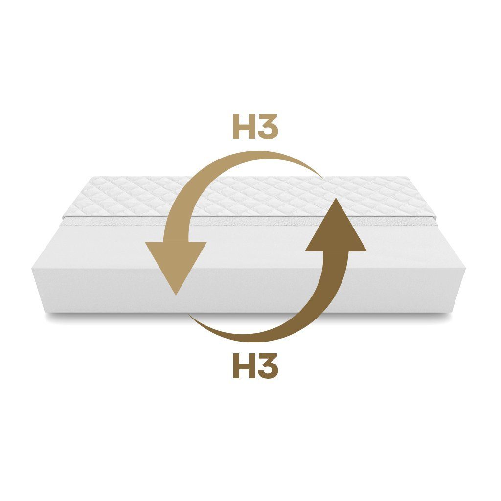 rollmatratze 100 hoch KingMatratzen, cm, 200 H3 Kaltschaummatratze kaltschaum x 10 KingKOMFORT x cm 10 Matratzen