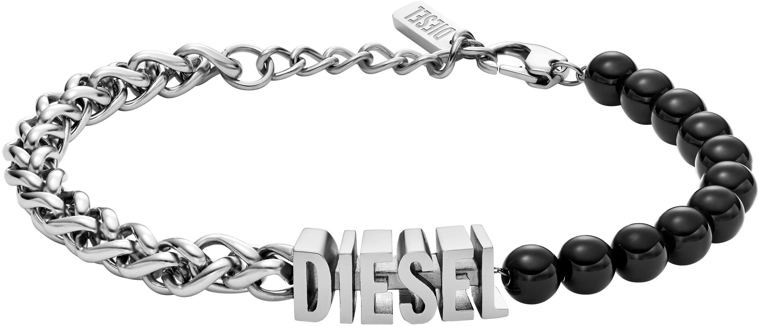 Diesel Armband Schmuck Geschenk Edelstahl Armschmuck Armkette FONT, mit Ach günstig online kaufen