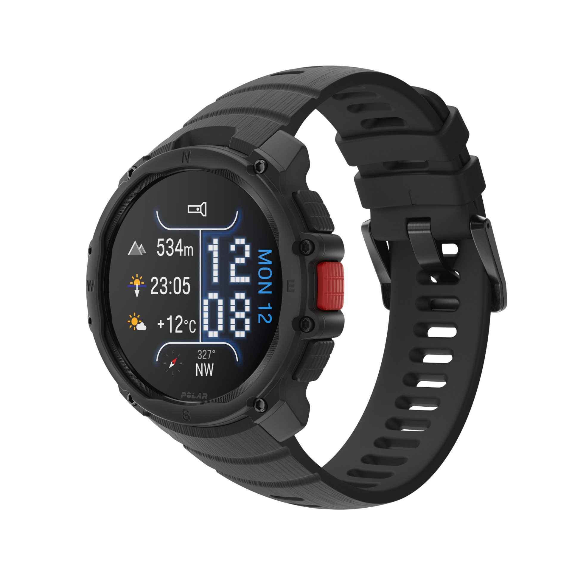 Polar Street X Smartwatch (3,25 cm/1,28 Zoll)