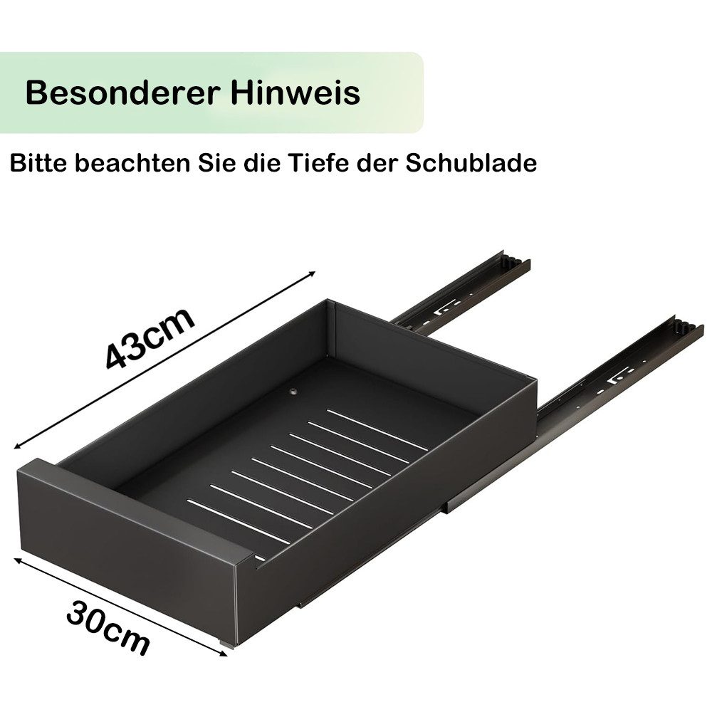 NUODWELL Küchenorganizer-Set Teleskopschublade, Ausziehbare Schubladen-Aufb günstig online kaufen