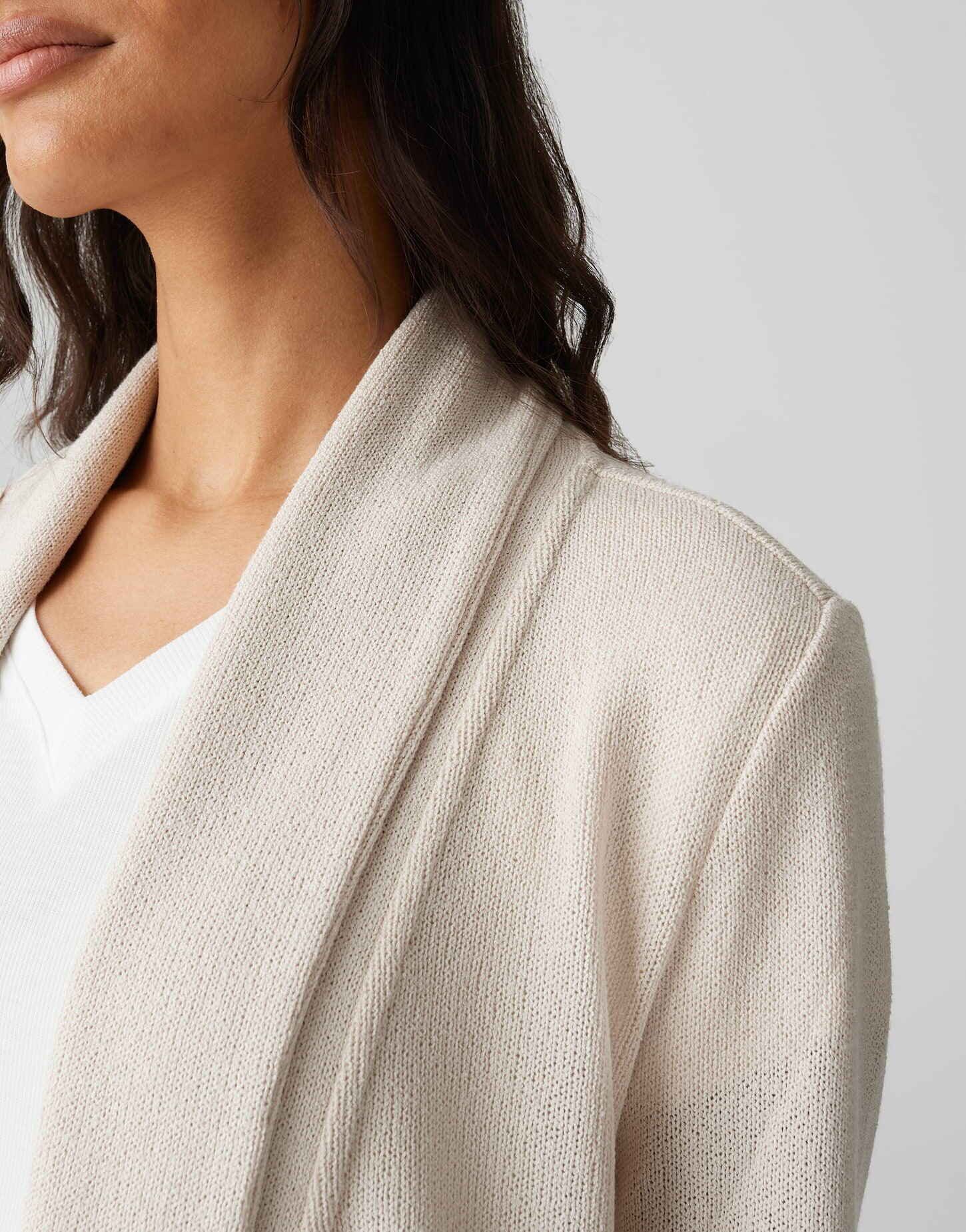 OPUS 3/4-Arm-Shirt SANDRINE BREEZE Regular in Feinstrick Optik