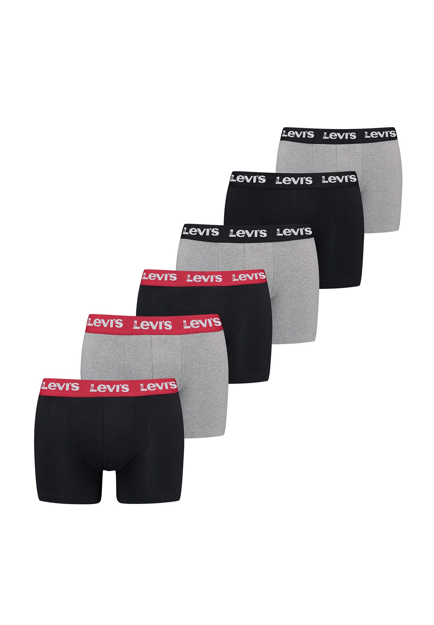Levi's® Boxershorts LEVIS Men Repeat Logo Box 6P (Spar-Pack, 6-St., 6er-Pac günstig online kaufen