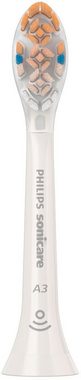 Philips Sonicare Aufsteckbürsten A3 Premium All-in-One, aufsteckbar, BrushSync-fähig, Standardgröße