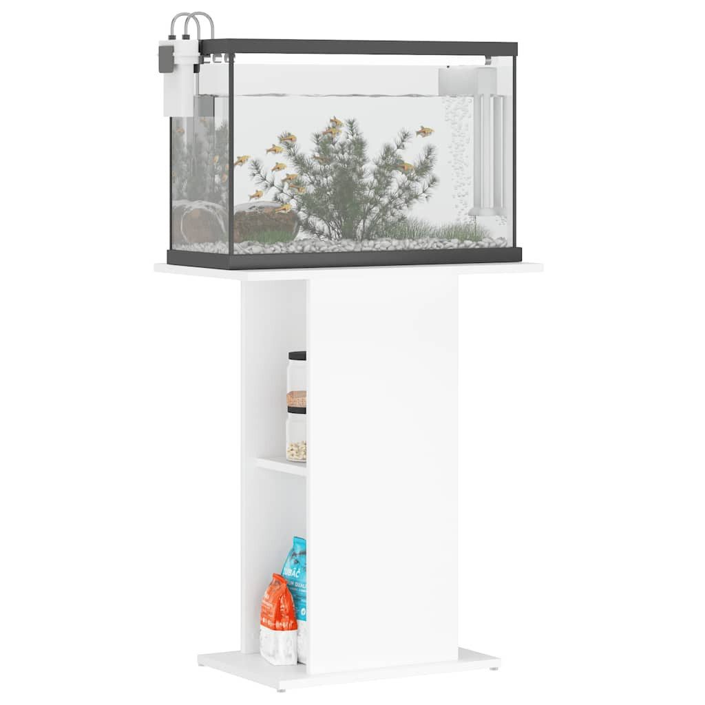 vidaXL Aquariumunterschrank Aquariumständer Weiß 60,5x36x72,5 cm Holzwerkstoff – Bild 4 von 5