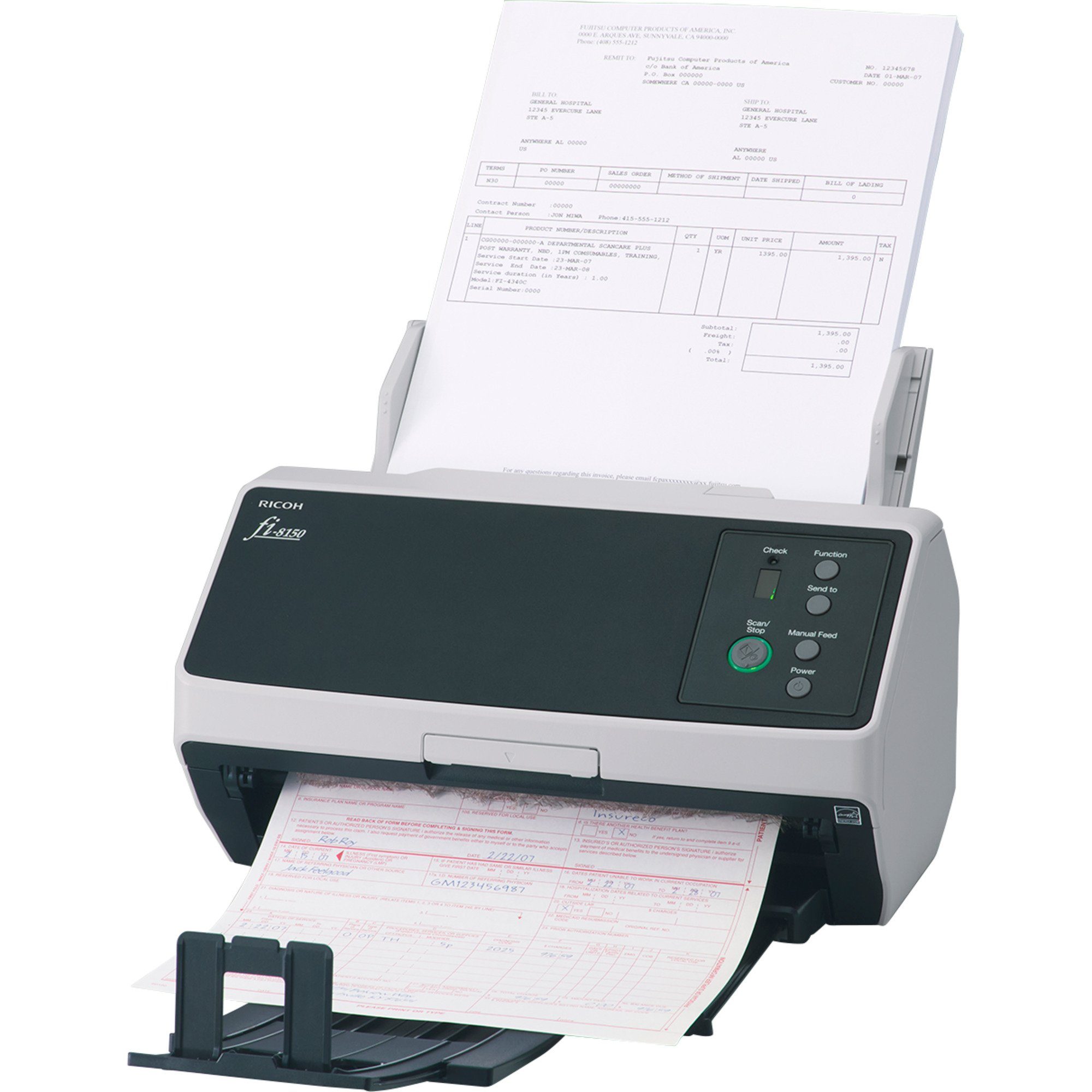 Ricoh Ricoh fi-8150, Einzugsscanner, (USB, LAN) Scanner