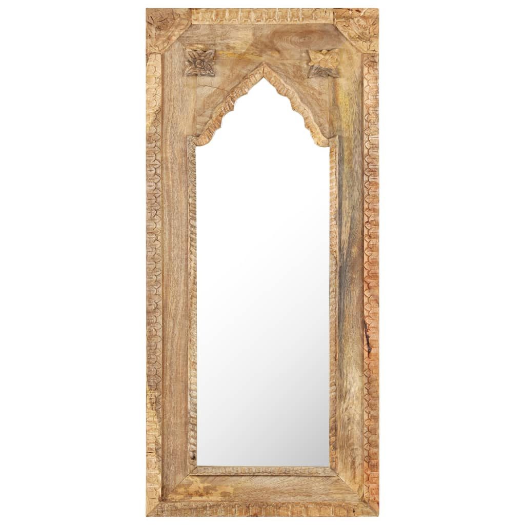 vidaXL Зеркало Зеркало 50x3x110 cm Massivholz