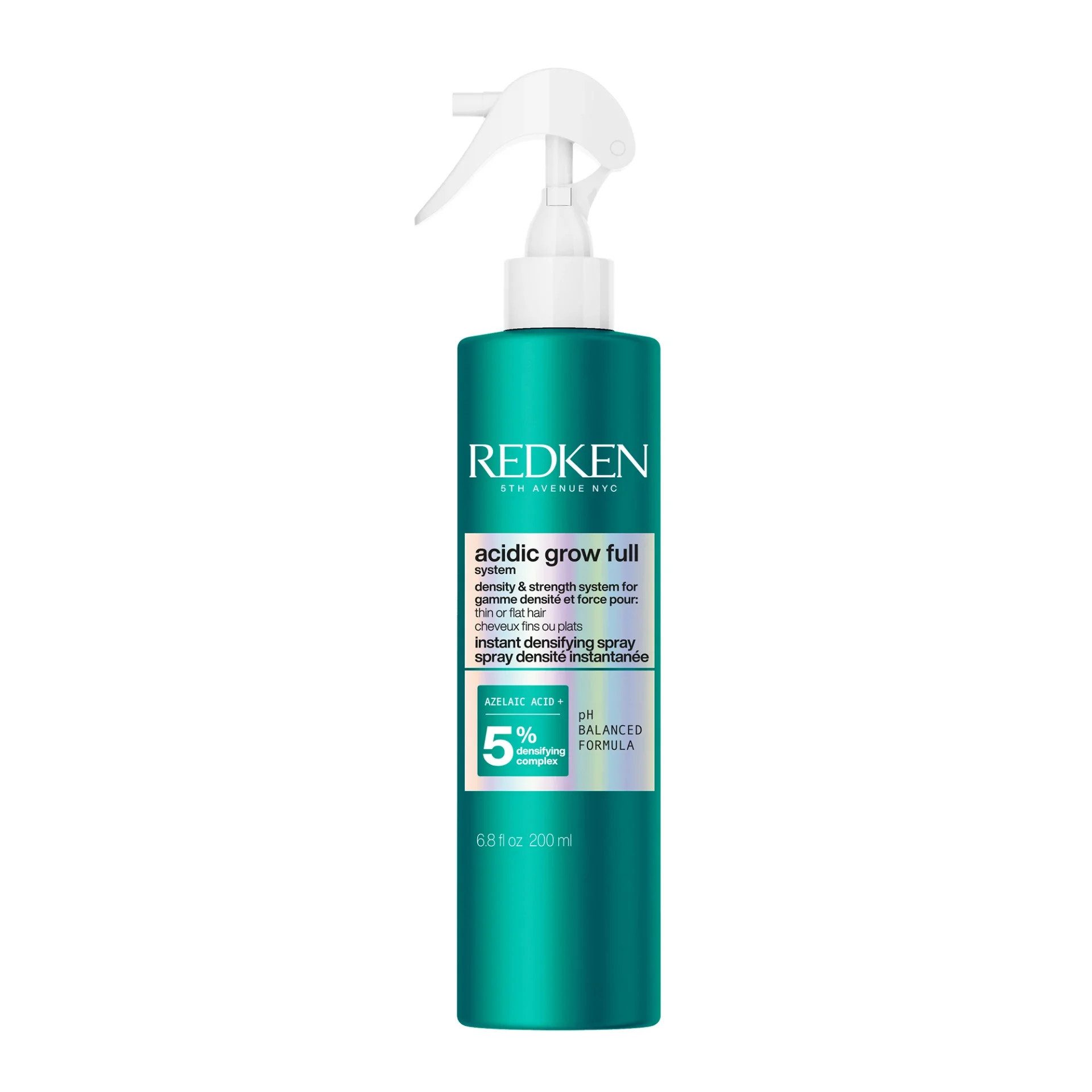 Redken Haarstyling-Liquid Redken Acidic Grow Full System Spray 190 ml – Volumen Spray mit Hitzes, 1-tlg., Haargel - Paste