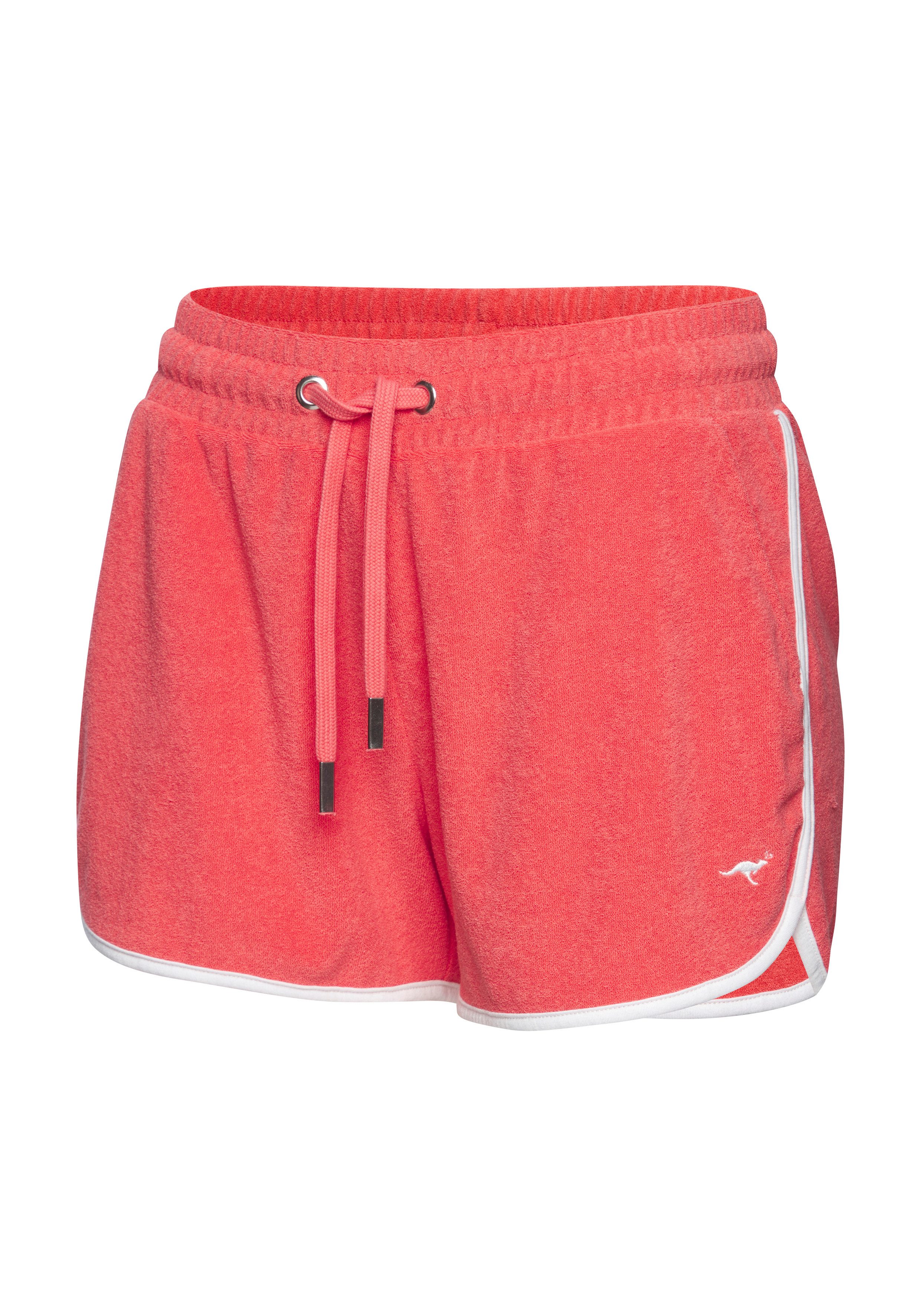 KangaROOS Relaxshorts mit sportlichem Seitenstreifen und weichem Frottee Material – Bild 5 von 5