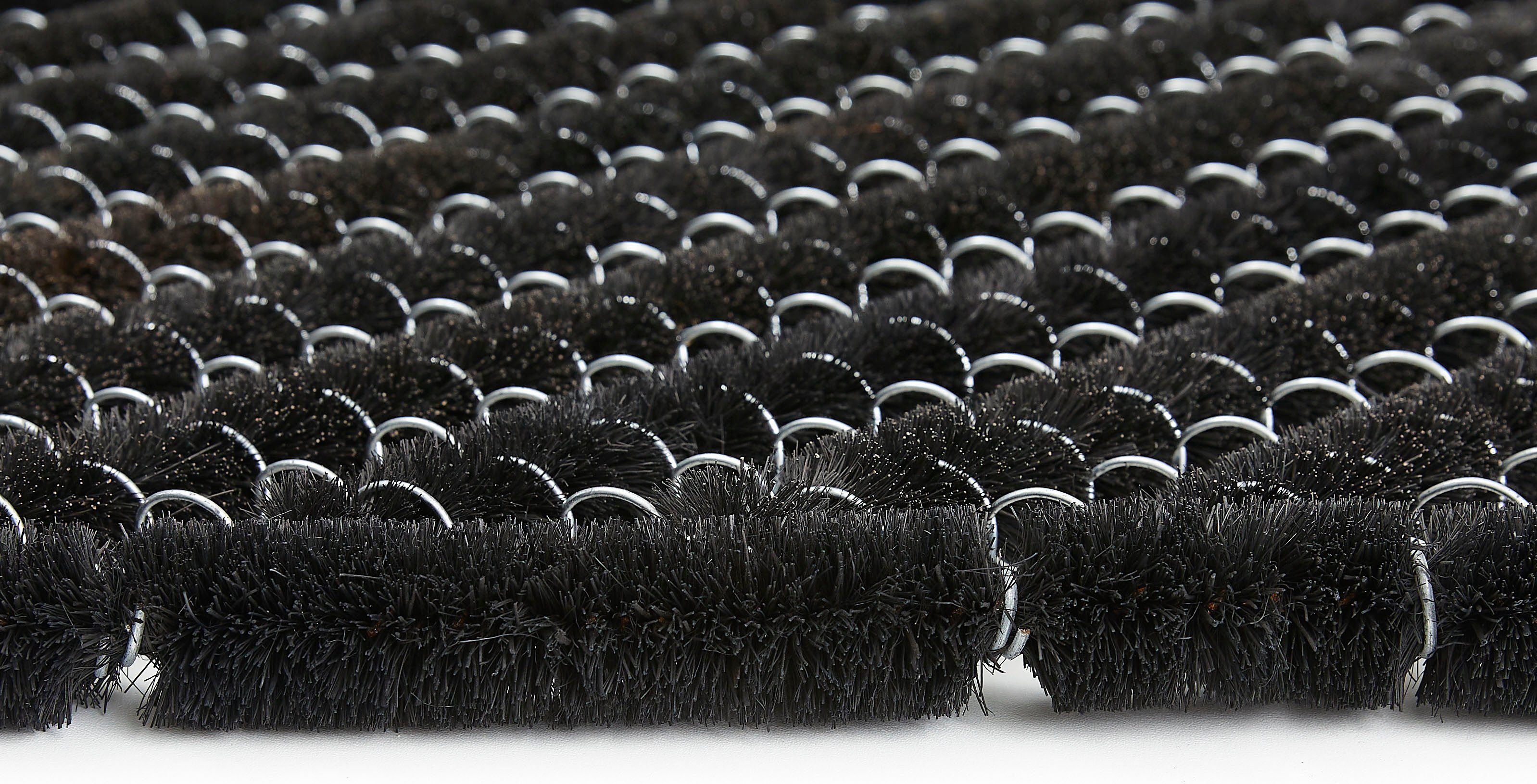 Andiamo Fußmatte Kokos Drahtgitter, rechteckig, Höhe: 30 mm, Schmutzfangmatte, robust & strapazierfähig, In- und Outdoor geeignet