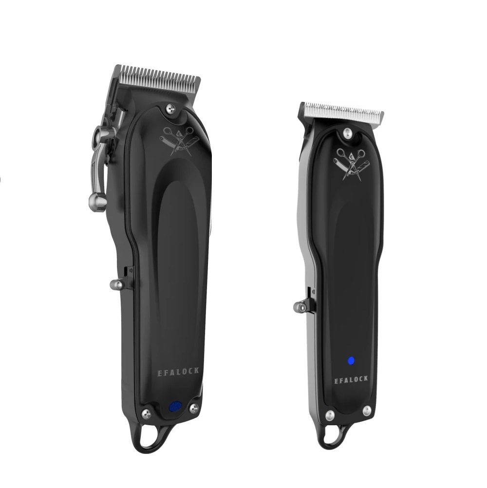 EFALOCK Professional Haar- und Bartschneider Efalock Barber Hair Clipper + Trimmer Classic Style Set