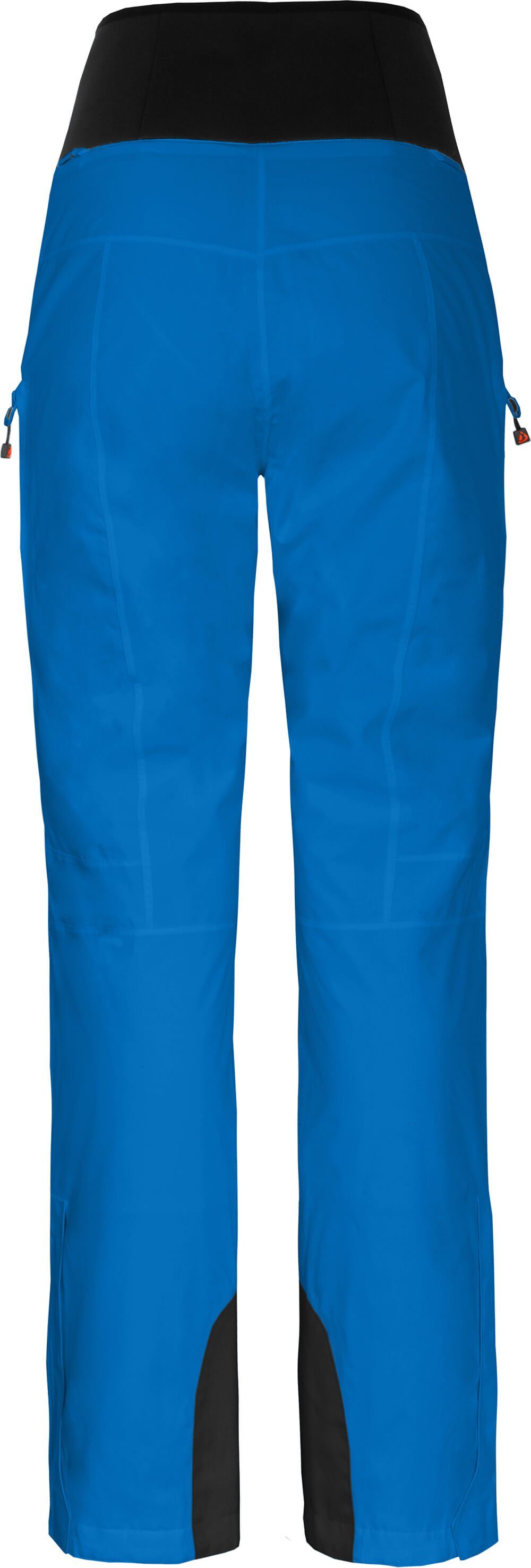 Skihose Wassersäule, Damen blau Normalgrößen, Bergson mm 20000 wattiert, MIEN Skihose, Slim