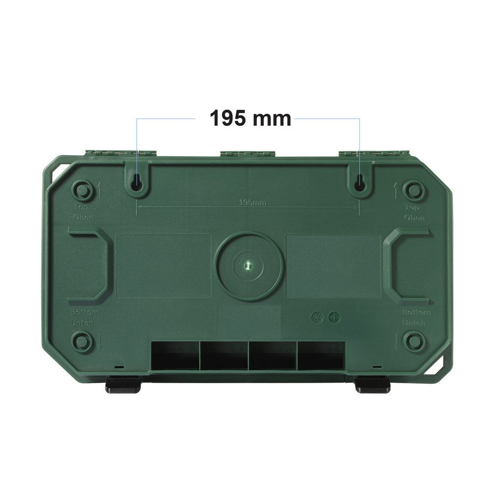 Sygonix Gartensteckdose Sygonix SY-5598168 Verteilerbox 4fach Standard-Grün (seidenmatt), Sch, SY-5598168 – Bild 5 von 5