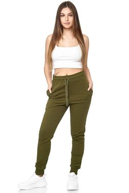 L.gonline Jogginghose Damen Jogginghose, Uni Colour Design 5000, Trainingshose, Fitness (Sweatpants, 1-tlg) Fitness Freizeit Casual