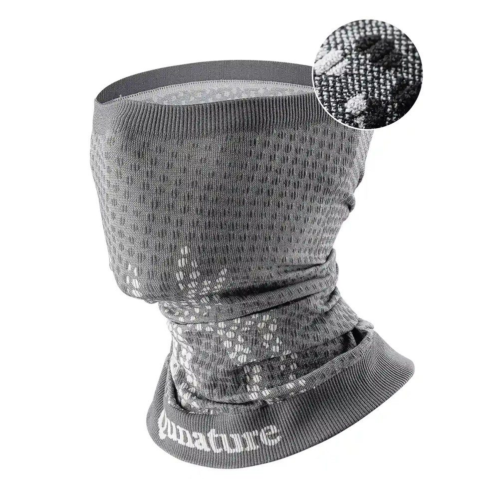 Sturmhaube Qunature Skischal Bandana Grau Einheitsgröße