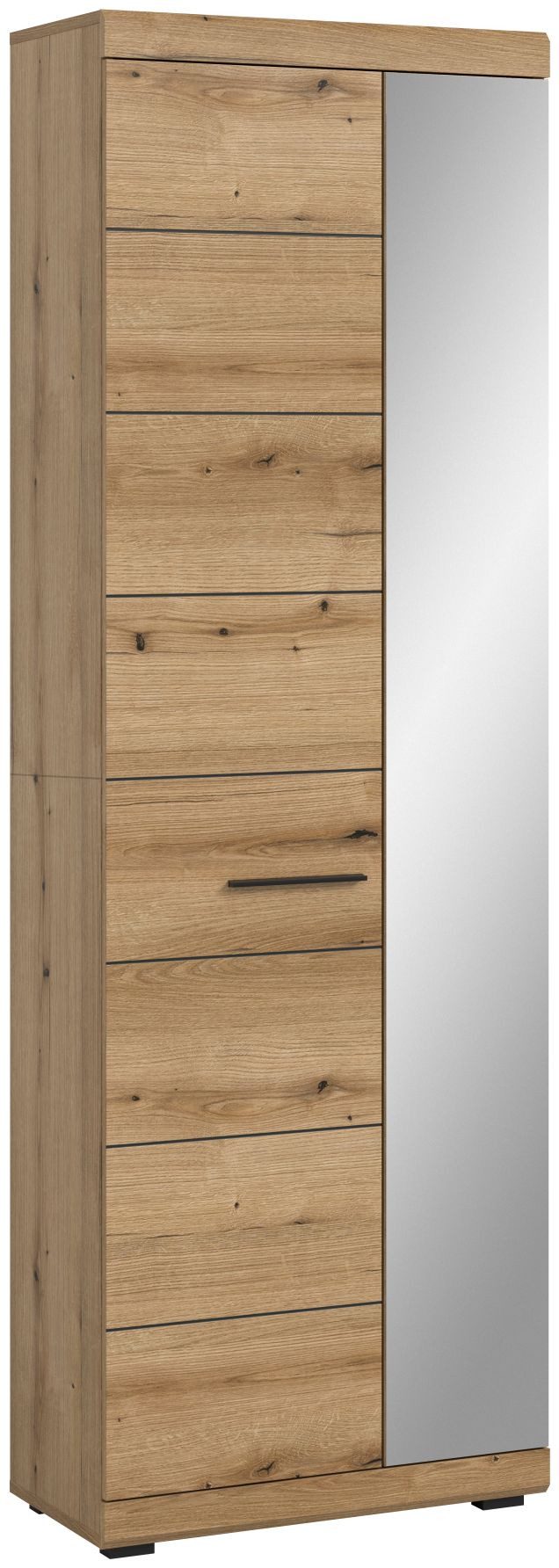 xonox.home Garderobenschrank Evoke Oak Nachbildung Softclose Melamin Modern 62x197x37 cm