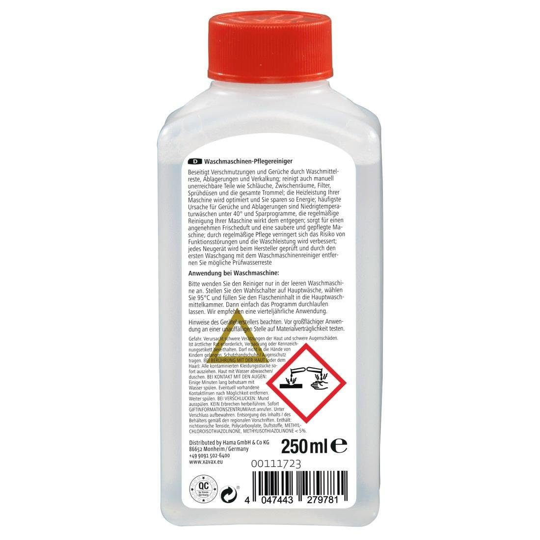 Xavax Reinigungs-Set Waschmaschinen-Pflegereiniger mit Frischduft, 250 ml