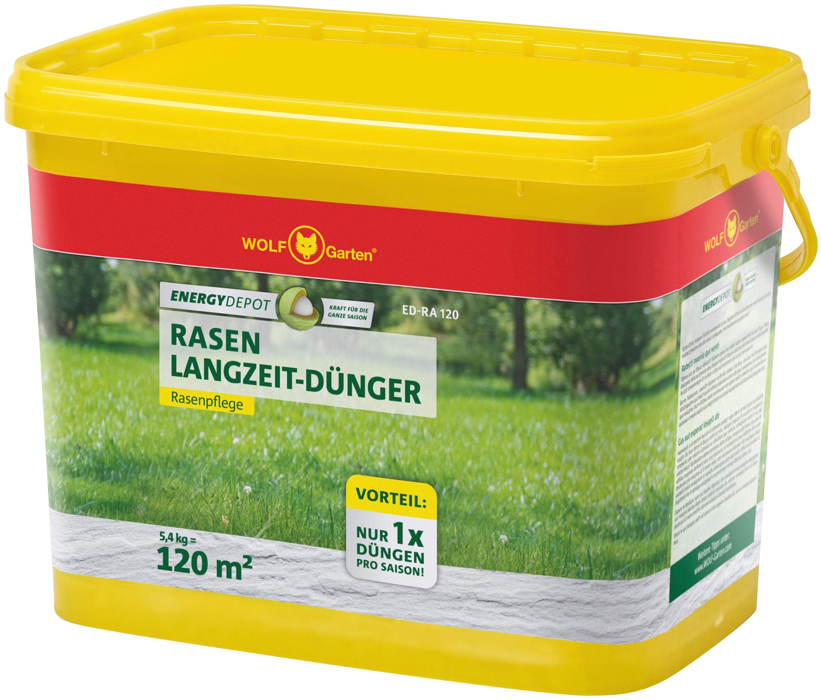 WOLFGarten Rasendünger »EDRA 120 ENERGY DEPOT«, Granulat, Langzeit