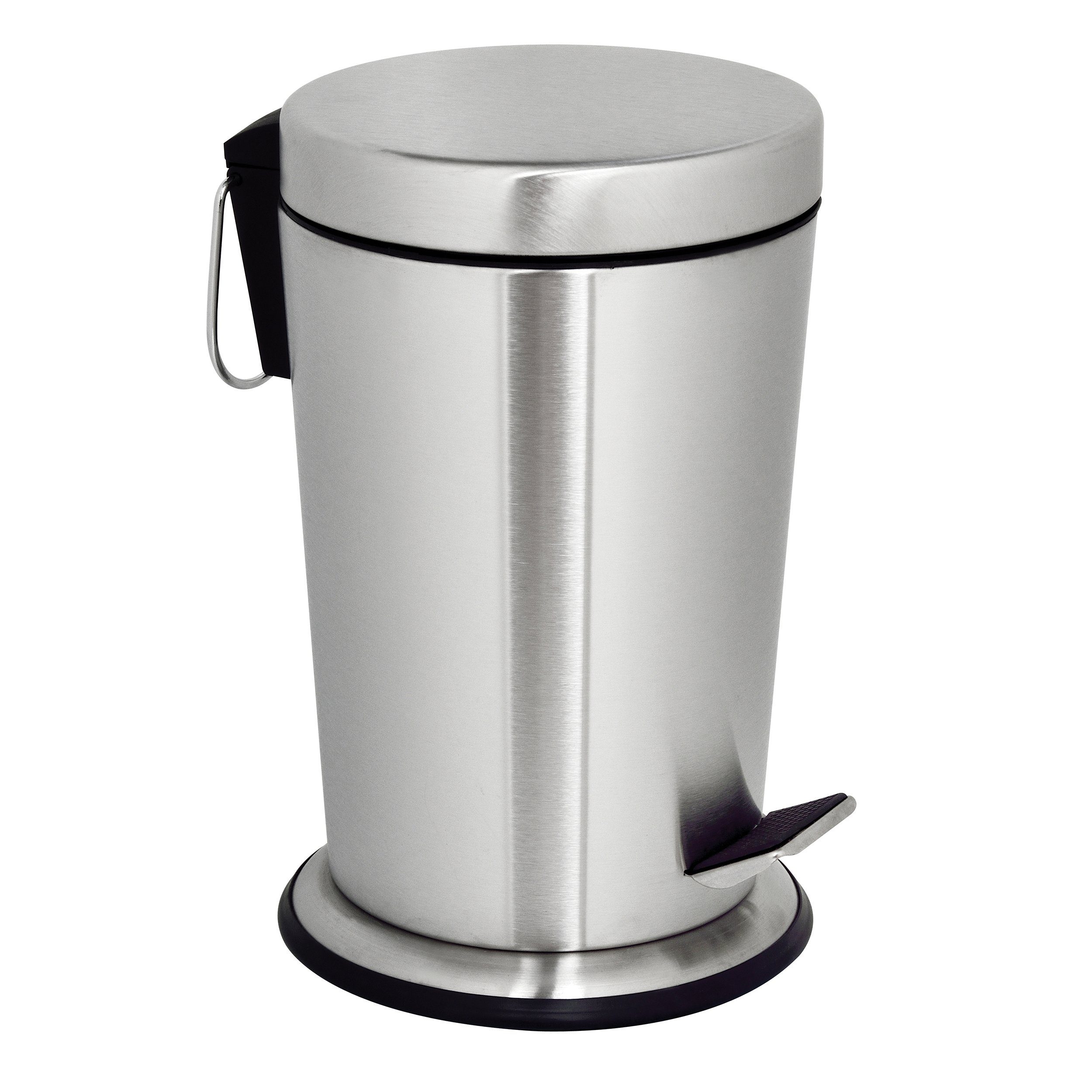 MSV Косметички CONIC, Мусорные ведра с педалью aus rostfreiem Edelstahl, herausnehmbarer Inneneimer, elegante matt Optik, 3L