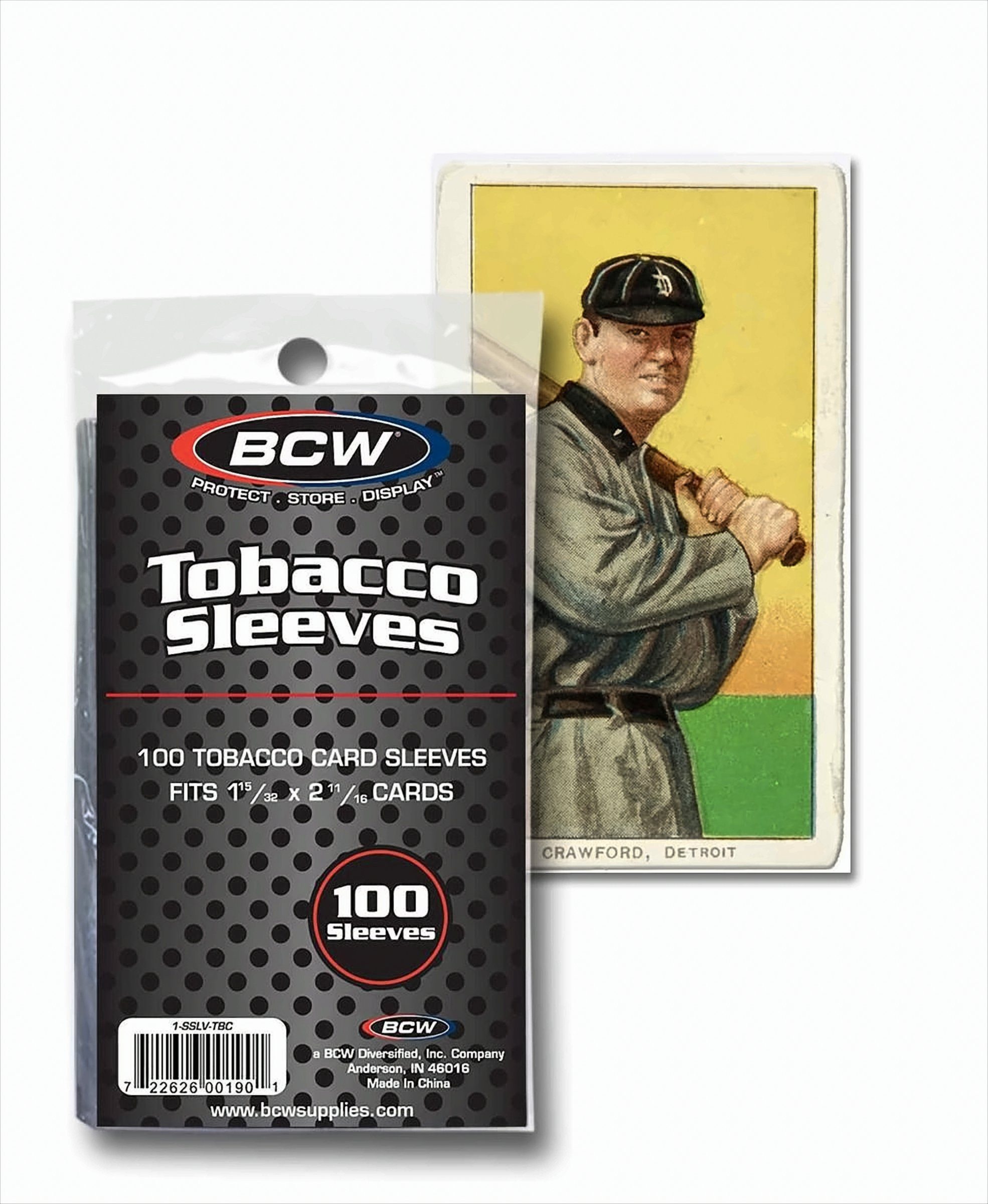 BCW Sammelkarte BCW Tobacco Card Sleeves Clear (100 ct)