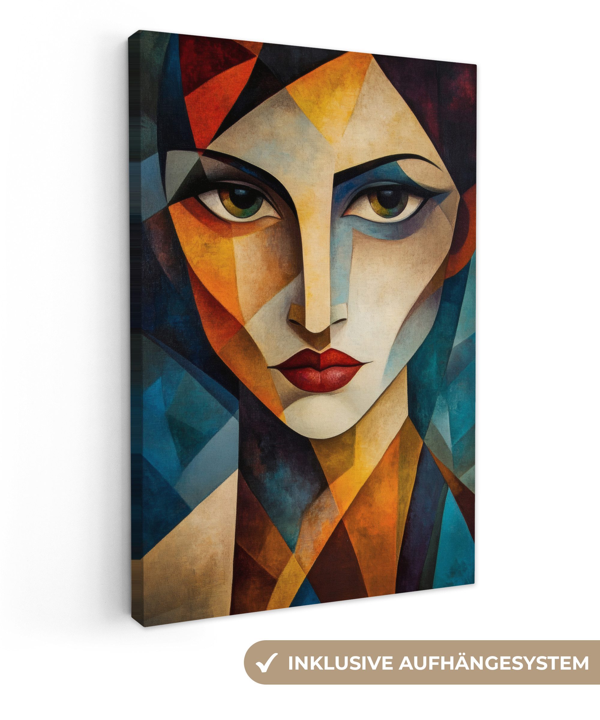 OneMillionCanvasses® Leinwandbild Porträt - Abstrakt - günstig online kaufen