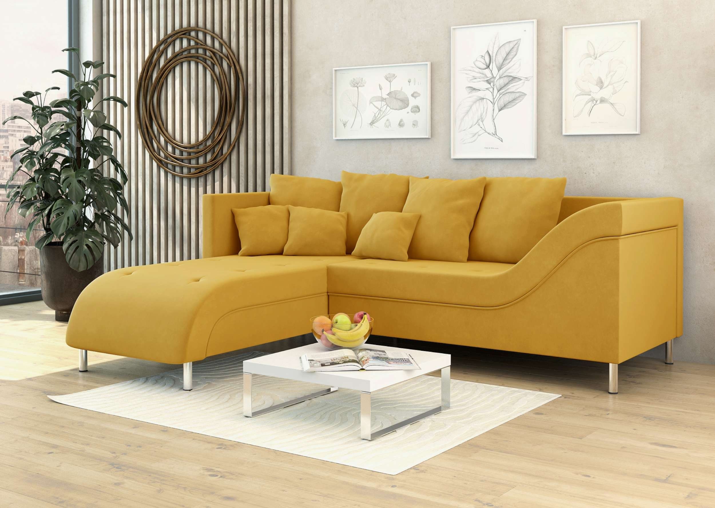 Stylefy Ecksofa Cindy, L-Form, Eckcouch, mane links oder rechts bestellbar, inklusive Kissen, Modern Design, made in Europa