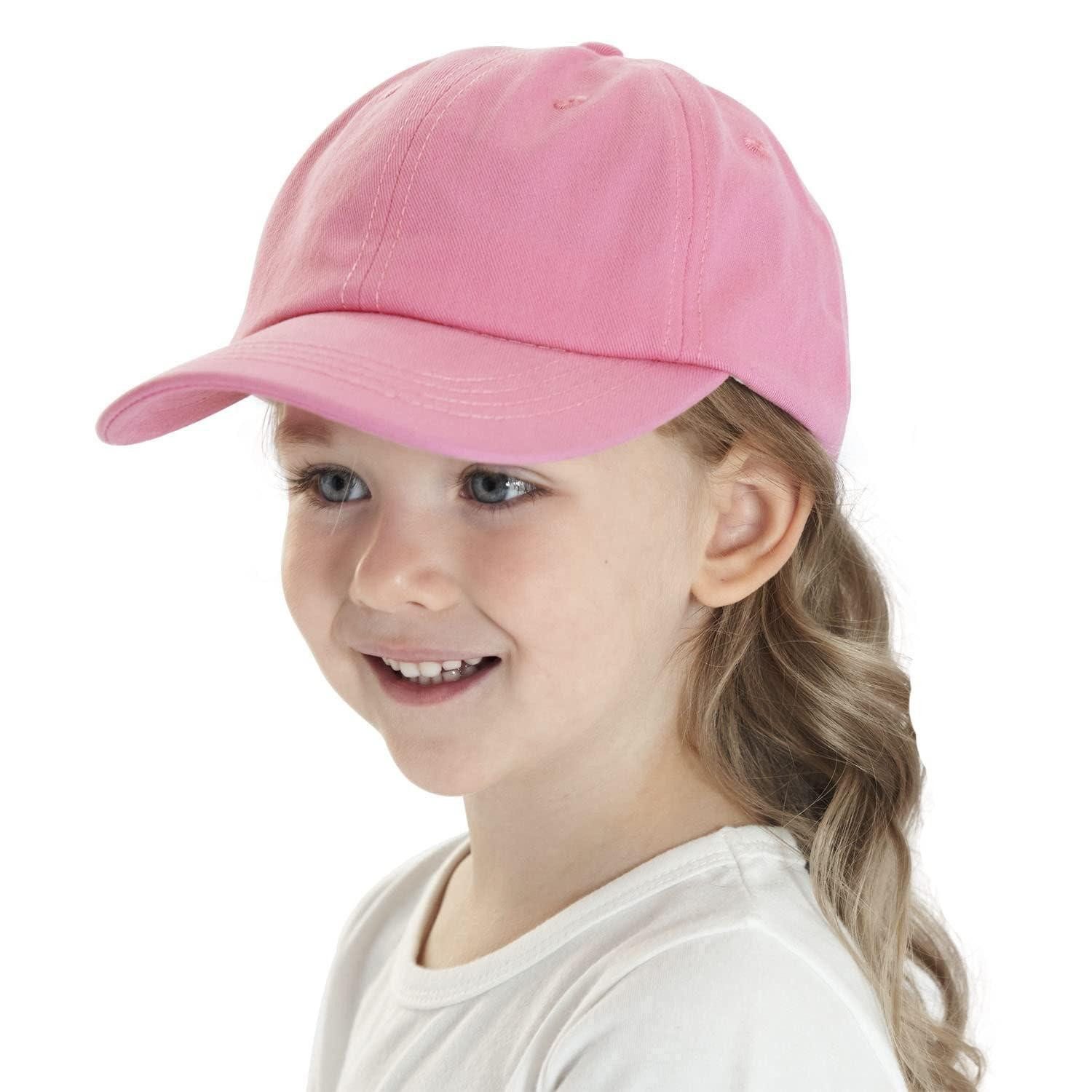 Baseball Cap Basecap Kinder Baumwolle atmungsaktiv Sonnenschutz 48 Dunkelrosa