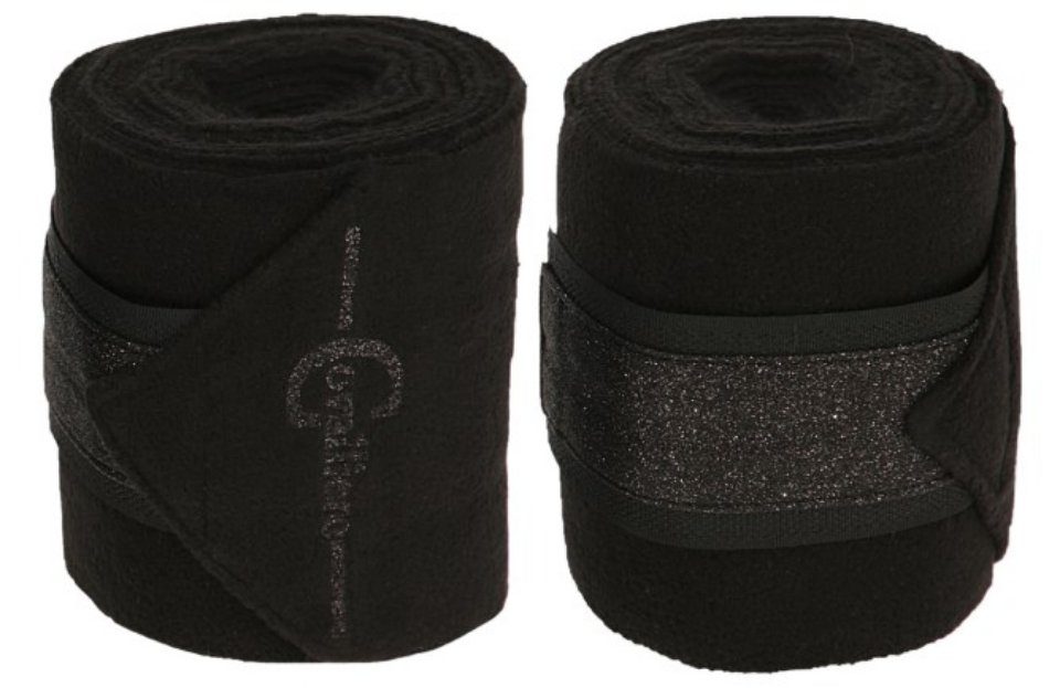Kerbl Pferdebandage Fleecebandage Empara 300 cm x 12 cm black 3297776 (1-tlg)