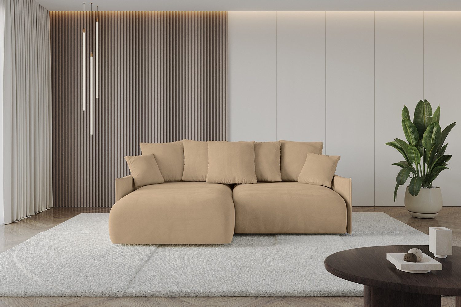 ALTDECOR Ecksofa ONESK-L-v1, Couch mit Schlaffunktion, günstig online kaufen