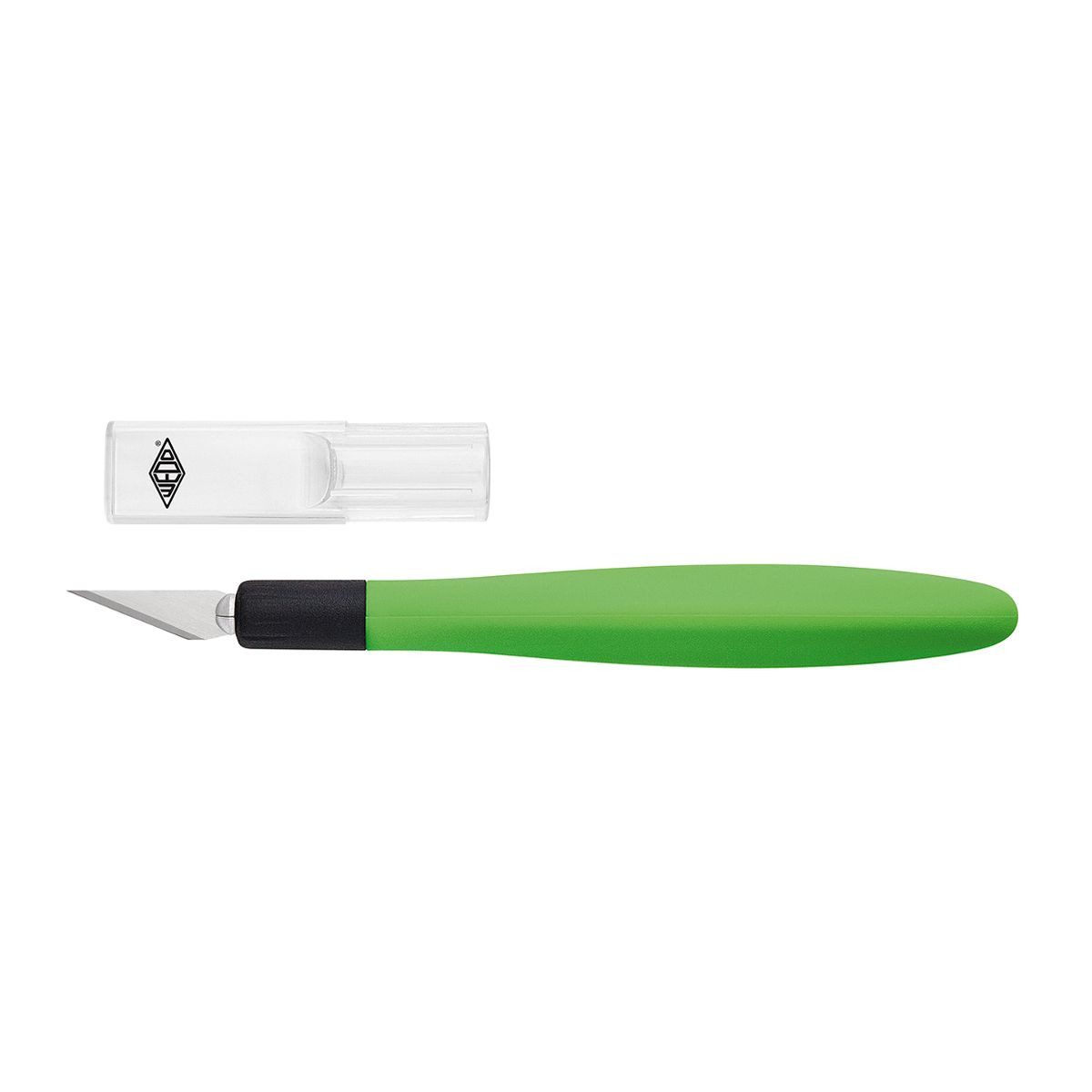 Werner Dorsch Cuttermesser Skalpell Comfortline mit Softgriff inklusive 5 Klingen grün 15cm