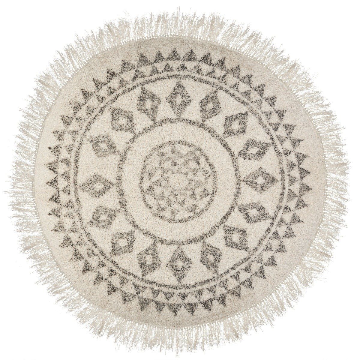 Teppich ethnisches Muster, Atmosphera Créateur d'intérieur, rund, Höhe: 10 mm